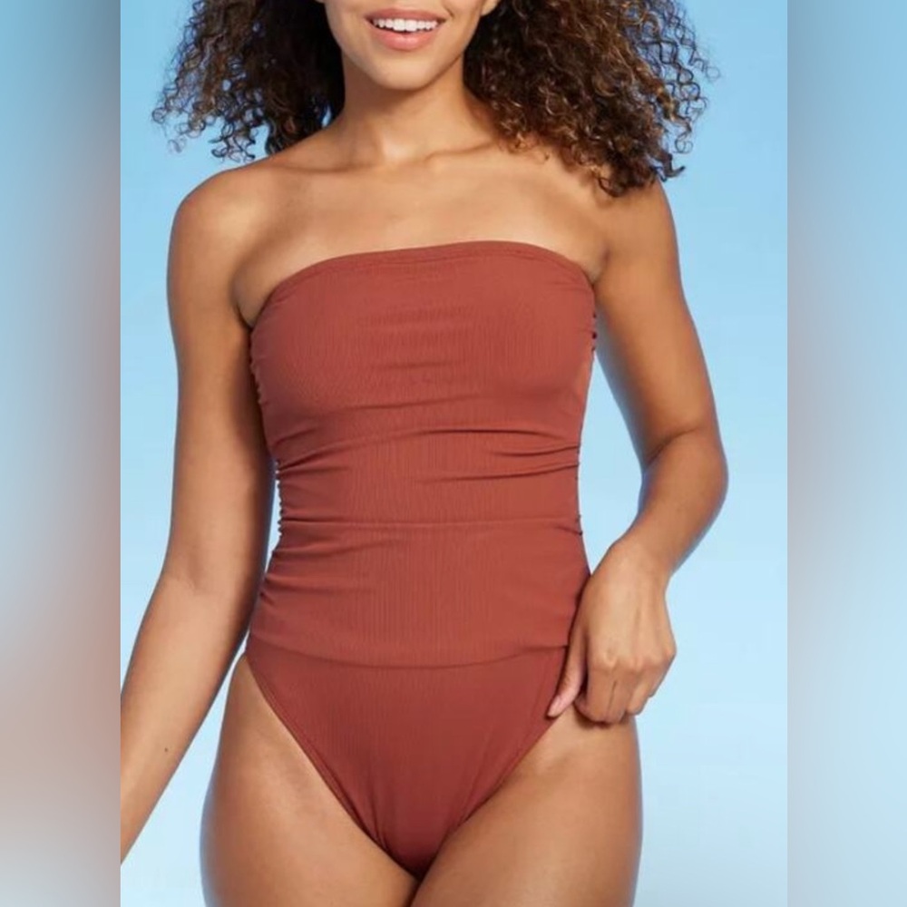 Shade & Shore ribbed swimsuit (pre owned)